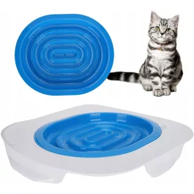    ABDECKUNG FÜR EINE KATZE, LERNEN, DIE TOILETTE ZU BENUTZEN, KLEINE REISE