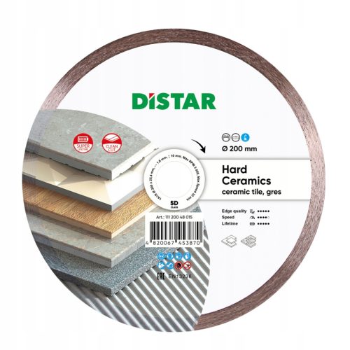  Distar Diamantscheibe 11120048015 200x25,4mm