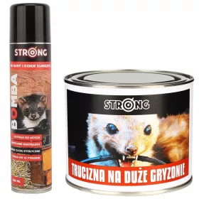    Gift, Gift Stark gegen Marder, Mäuse und Ratten, Waldtiere + Sprühgerät, Aerosol Stark gegen Marder