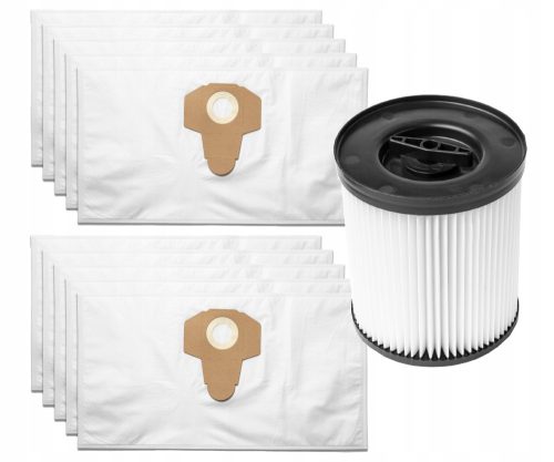  Synthetik-Staubsaugerbeutel Beutel für Parkside PWD 10 Stück + FILTER 11 Stück.