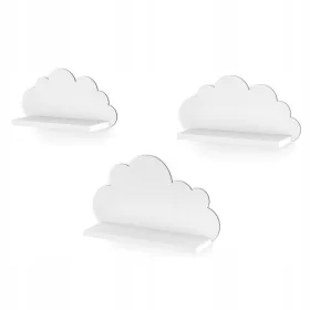  SET SET 3X CLOUD SHELF CLOUD SHELVES