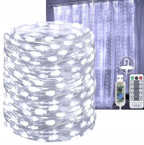  HÄNGELAMPEN ICILS GARLAND LED-LICHTVORHANG FÜR FENSTER-TREPPEN-BELEUCHTUNG