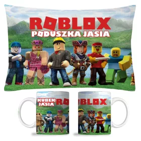  ROBLOX BECHER + KISSENSET, WEIHNACHTSGESCHENK