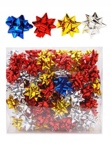  SELBSTKLEBENDES BAND ROSETTE SCHLEIFE 4 CM 100 ST