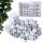  WEIHNACHTSKUGELN FÜR DEN WEIHNACHTSBAUM 6/4/3 cm 100ER SET