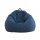  Pouffe Sitztasche 70x80x50 Marineblau 120L