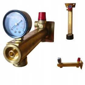  SICHERHEITSGRUPPE AUS MESSING, Warmwasser 6 BAR