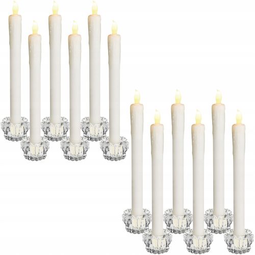 Kerzen LED Paraffinkerze Monzana 12 Stk.
