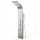 Arset Cindy Duschpaneel mit Hydromassage, Silber