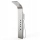 Arset Cindy Duschpaneel mit Hydromassage, Silber
