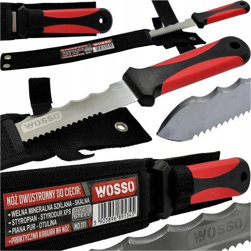 Messer für Isoliermaterialien WOSSO MESSER ZUM SCHNEIDEN VON WOLLE WOOL MINER STYRODUR