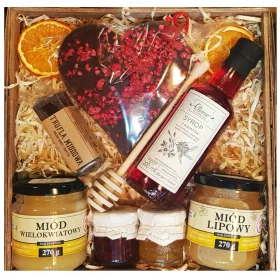  GESCHENKKORB GESCHENK TRAFFLE HONIGSIRUP