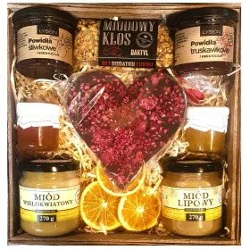  KORB-GESCHENKSET GESCHENK-Marmelade-Leckereien