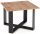  Halmar Cross quadratische Bank 67 x 67 x 50 cm Wotan-Eiche