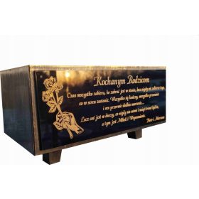  GROSSER Blumentopf mit Beinen, Grabdekoration, Kerze