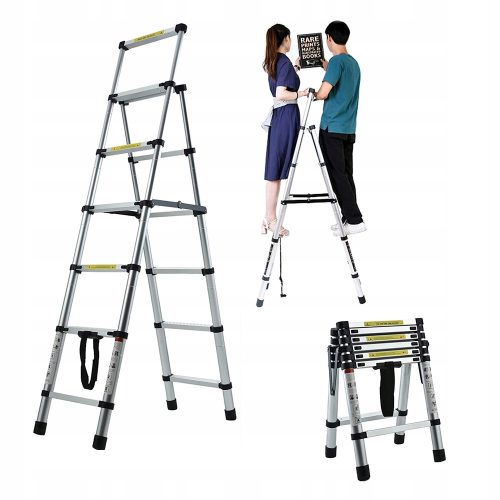 DayPlus Leiter 2 m Aluminium 7 bis 150 kg