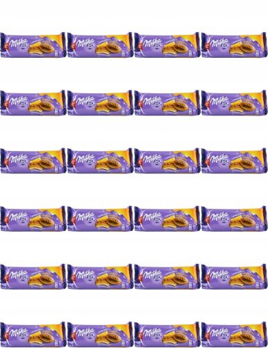 Milka Choco Jaffa Orangenkeksriegel 147g - 24er Pack