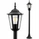 Lichtmasten, Garten Lumiled Bellis E27 Lichtmast 110 cm schwarz
