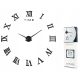 Uhr für zu Hause INTERSIDE Wanduhr schwarz 130cm