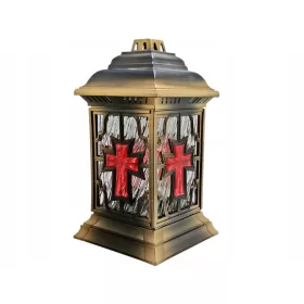  Kerzen Kerzen Laternen KATHEDRALENKREUZ GOLD