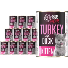  John Dog for Cats Nassfutter Truthahn 4,8 kg