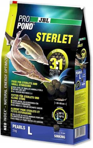  JBL PROPOND STERLET L 3 KG FUTTER FÜR STÖRE