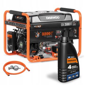 Tragbarer einphasiger Generator Daewoo 3200 W Gas