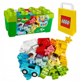    LEGO Duplo 10913 Box mit Steinen + LEGO Papier-Geschenktüte mittlere Größe M 41x34x12 cm