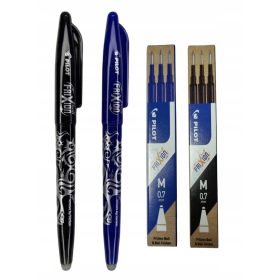    Blauer, radierbarer Kugelschreiber PILOT. Fluch. 0,7 6 Patronen