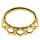  Clicker für Septum oder Daith 1,2/6 Zloty