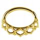 Clicker für Septum oder Daith 1,2/6 Zloty