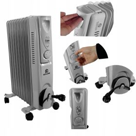  Kepland 2000 W Ölradiator, schwarz