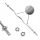  SportForFun leicht gebrochener Schraubhals 120 cm / 25 mm