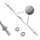  SportForFun leicht gebrochener Schraubhals 120 cm / 25 mm