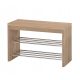  Halmar Schuhschrank mit Sitzfläche 80 x 50 x 30 cm Sonoma-Eiche