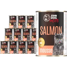  John Dog for Cats Nassfutter Lachs 0,4 kg