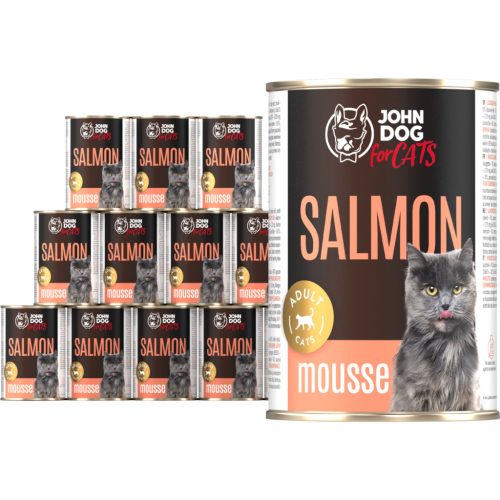  John Dog for Cats Nassfutter Lachs 0,4 kg