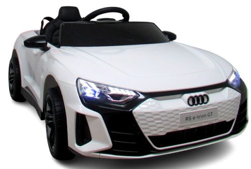  AUDI E-TronGT Weiß Batteriebetriebenes Auto Lederfernbedienung