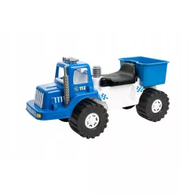 Marmat Aufsitzfahrzeug POLICE Weiß, Blau