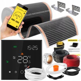 SET Folienheizmatte INFRAROT 160W 3m²