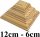  Vordächer auf einem Holzpfosten Pyramidentyp 12cm - 6cm