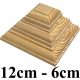  Vordächer auf einem Holzpfosten Pyramidentyp 12cm - 6cm