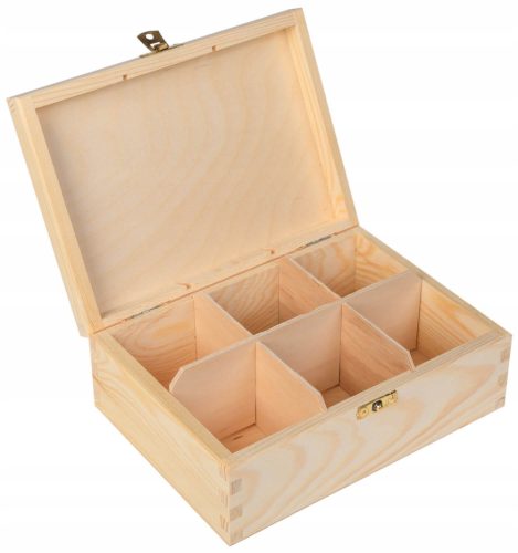 Boxen, Aufbewahrungsbehälter, Organizer Geschenkbox für Tee aus Holz