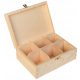 Boxen, Aufbewahrungsbehälter, Organizer Geschenkbox für Tee aus Holz