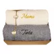  Geschenkset Mama Papa Handtuch Weihnachtsstickerei für Weihnachten