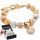  MODULARES ARMBAND GOLD Herzanhänger GOLD