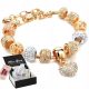  MODULARES ARMBAND GOLD Herzanhänger GOLD