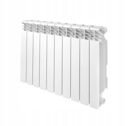 Diamant-Aluminiumheizkörper 1526 W weiß 800 x 578 x 95 mm - seitlicher Anschluss