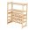  Holzregal für Weinvorratskammer LSR 5 Regale Nat