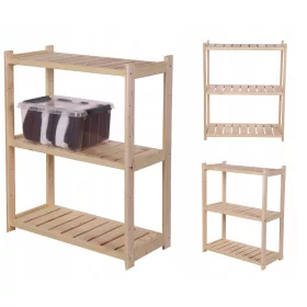  Holzregal für Speisekammer LSR 3 Regale Nat